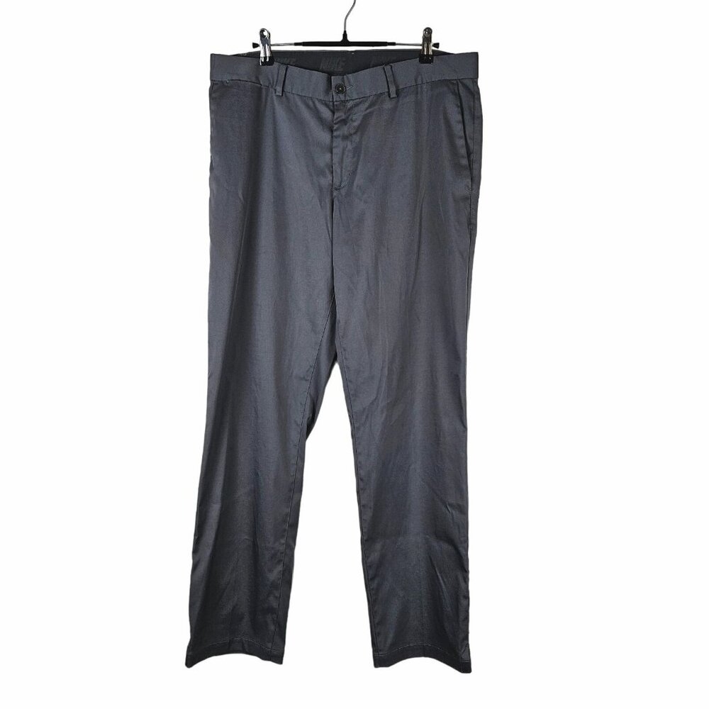 Nike Golf Dri Fit Standard Mens Pants Size 34x32 Grey Stretch 833194-021